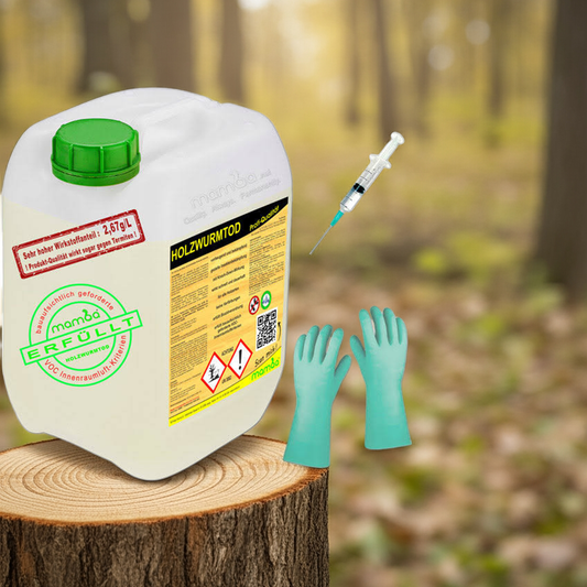 Chemische Mittel (mamba Holzwurmtod)